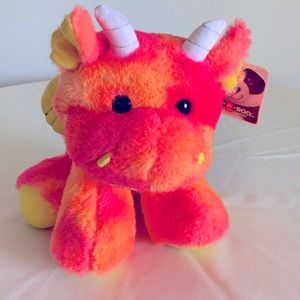 “Daken the Dragon 12” Plush Stuffed Animal Doll Peek-A-Boo Toys. NWT